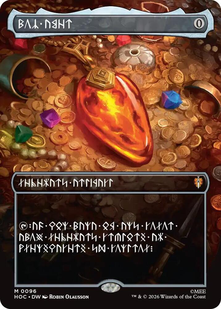 Mox Amber 96 (The Hobbit: Eternal-Legal)  - Borderless Foil | Good Games Modbury