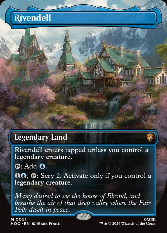 Rivendell 51 (The Hobbit: Eternal-Legal)  - Borderless | Good Games Modbury