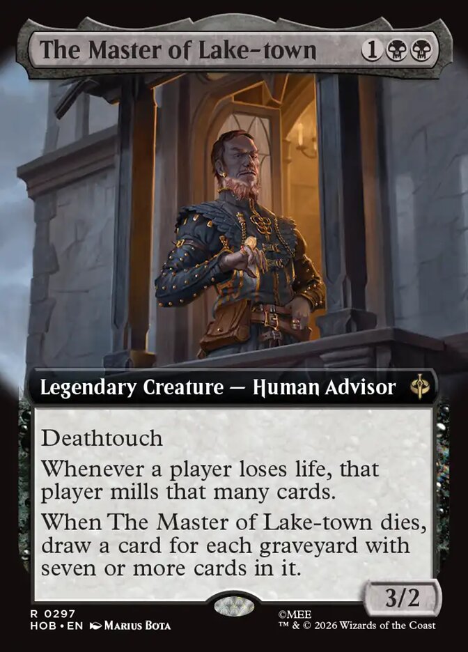 The Master of Lake-town 297 (The Hobbit)  - Extended Art Foil | Good Games Modbury