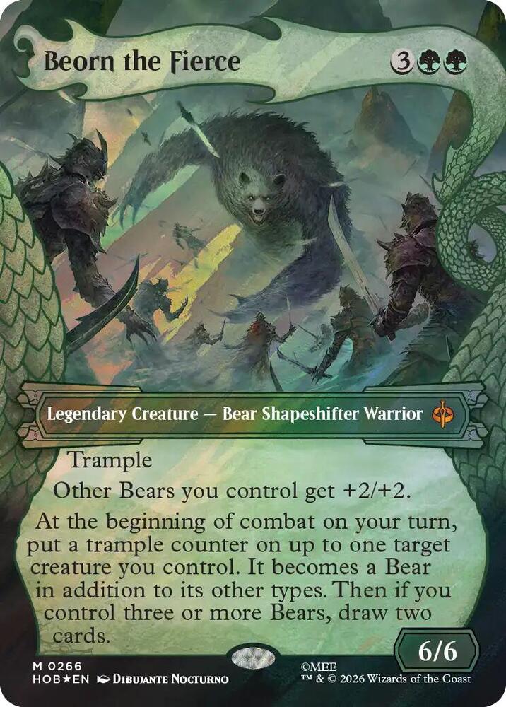 Beorn the Fierce 266 (The Hobbit)  - Showcase Surge Foil | Good Games Modbury
