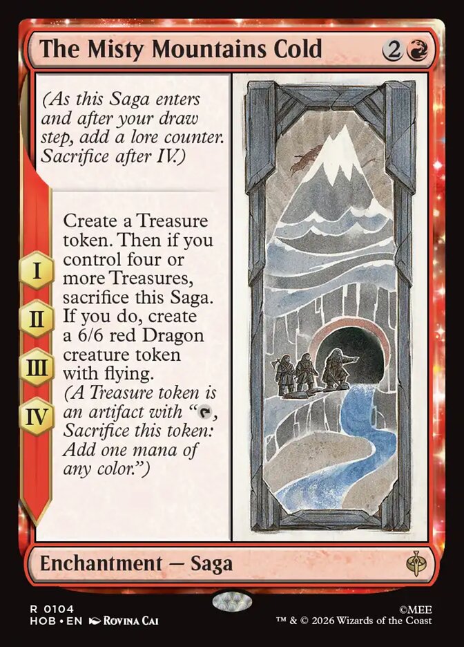 The Misty Mountains Cold 104 (The Hobbit)  - Foil | Good Games Modbury