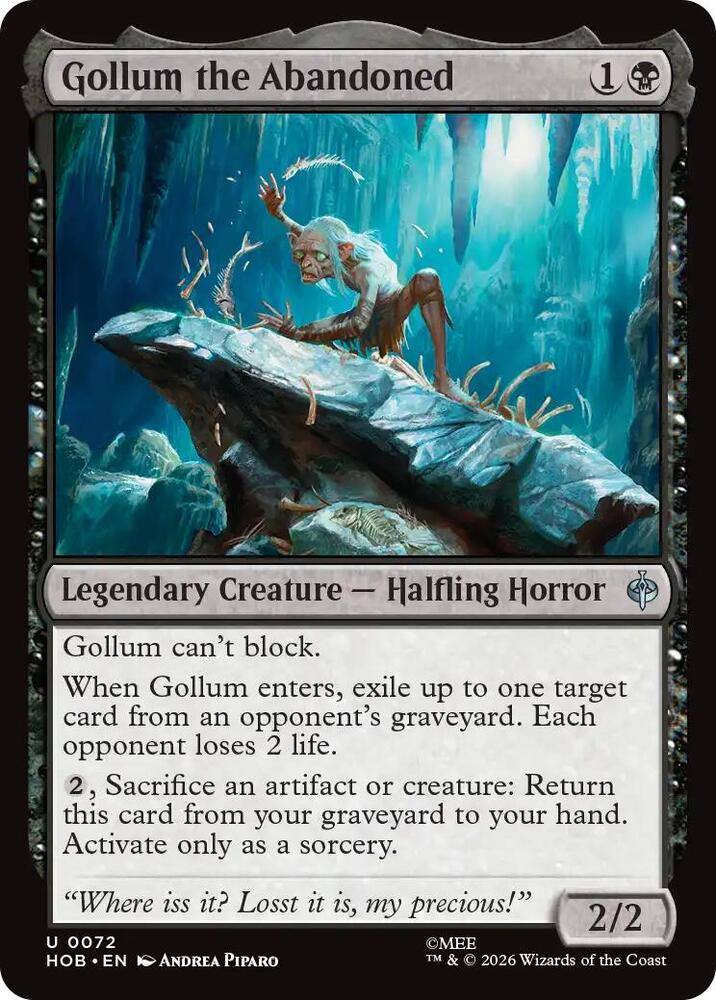 Gollum the Abandoned 72 (The Hobbit)  - Foil | Good Games Modbury