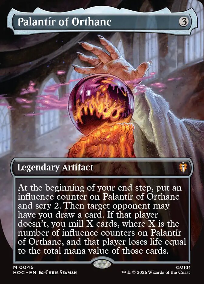 Palantír of Orthanc 45 (The Hobbit: Eternal-Legal)  - Borderless Foil | Good Games Modbury