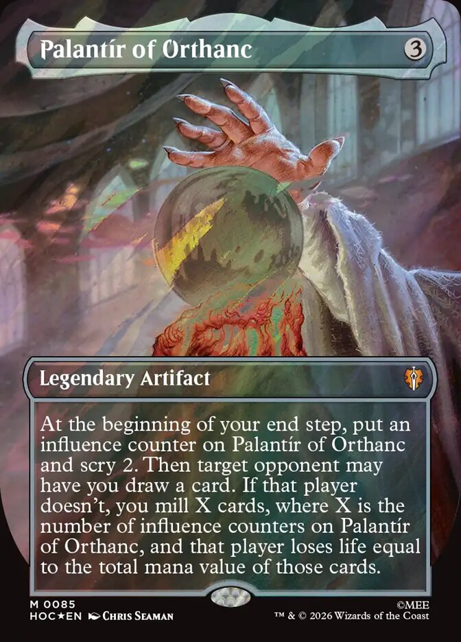 Palantír of Orthanc 85 (The Hobbit: Eternal-Legal)  - Borderless Surge Foil | Good Games Modbury
