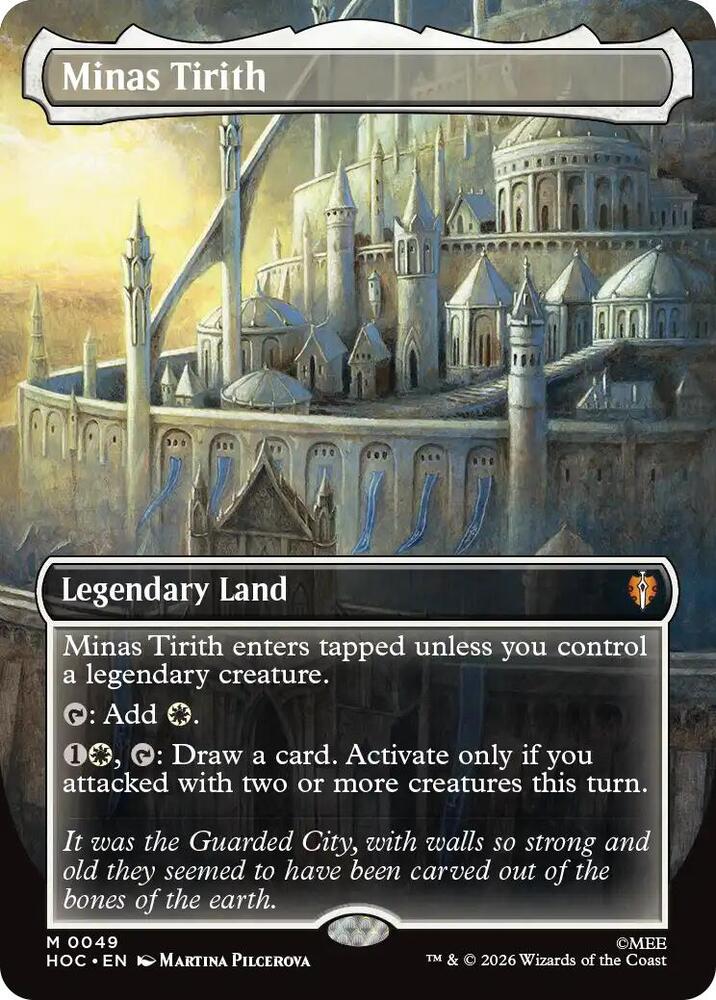 Minas Tirith 49 (The Hobbit: Eternal-Legal)  - Borderless Foil | Good Games Modbury