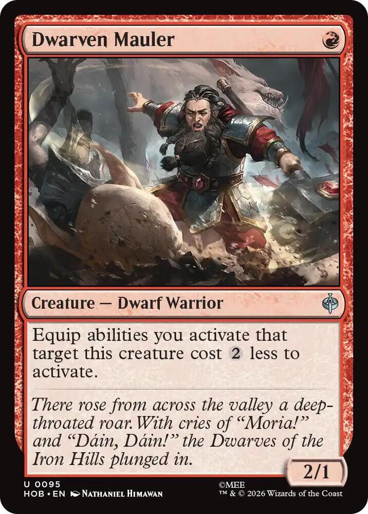 Dwarven Mauler 95 (The Hobbit)  - Foil | Good Games Modbury