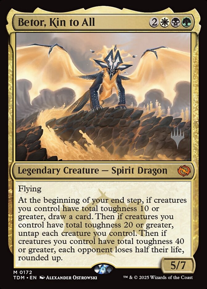 Betor, Kin to All 172 (Promo Pack: Tarkir: Dragonstorm)  - Foil | Good Games Modbury