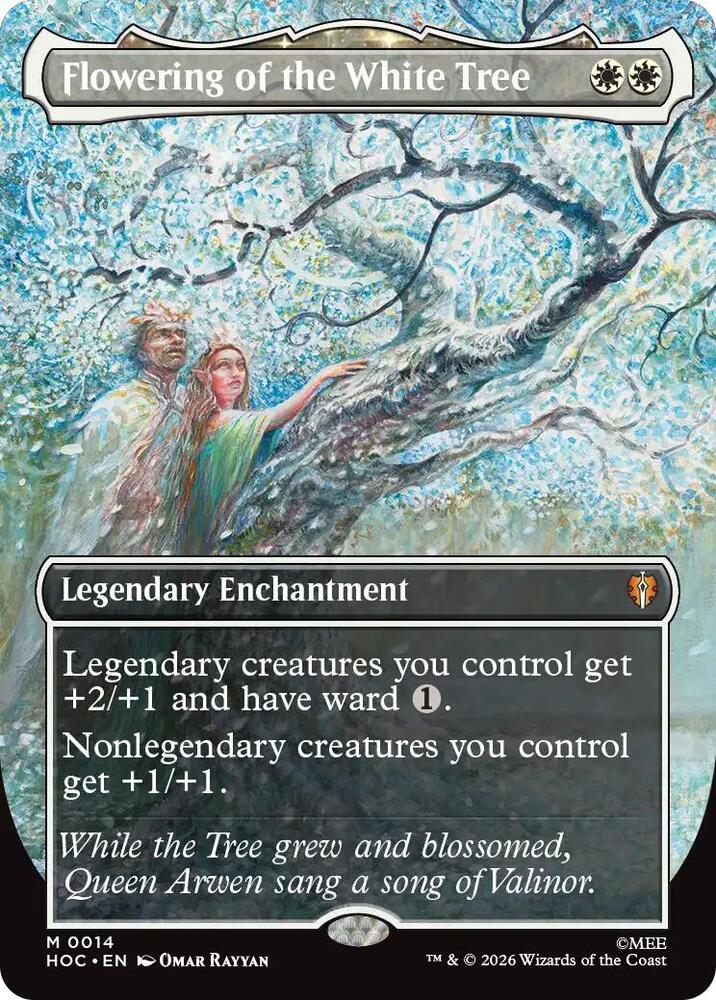 Flowering of the White Tree 14 (The Hobbit: Eternal-Legal)  - Borderless Foil | Good Games Modbury
