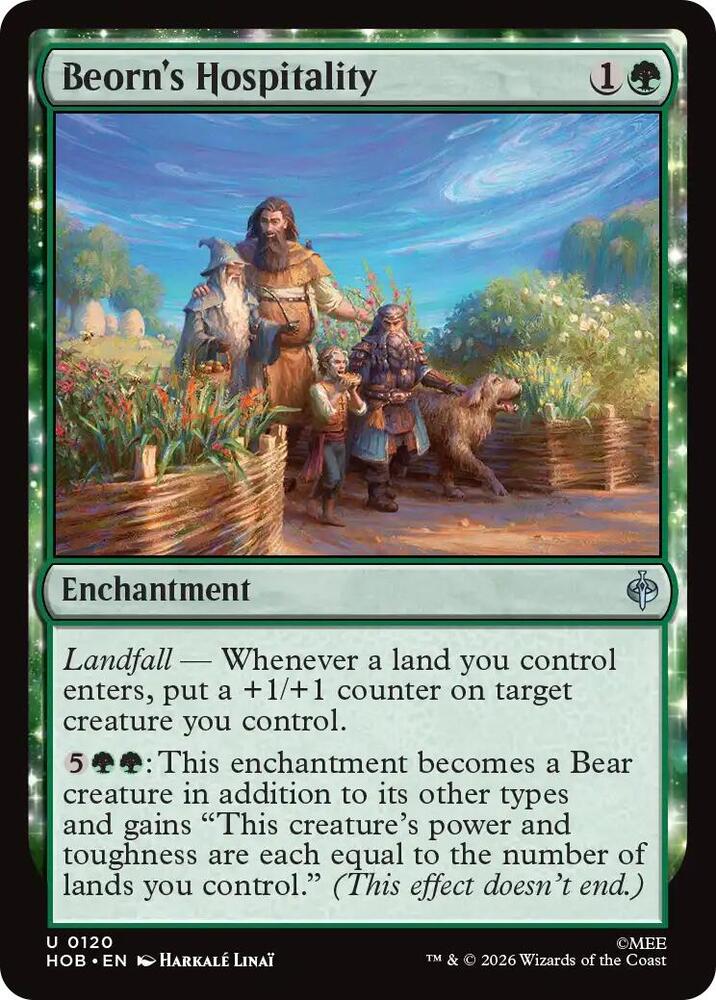 Beorn's Hospitality 120 (The Hobbit)  - Foil | Good Games Modbury