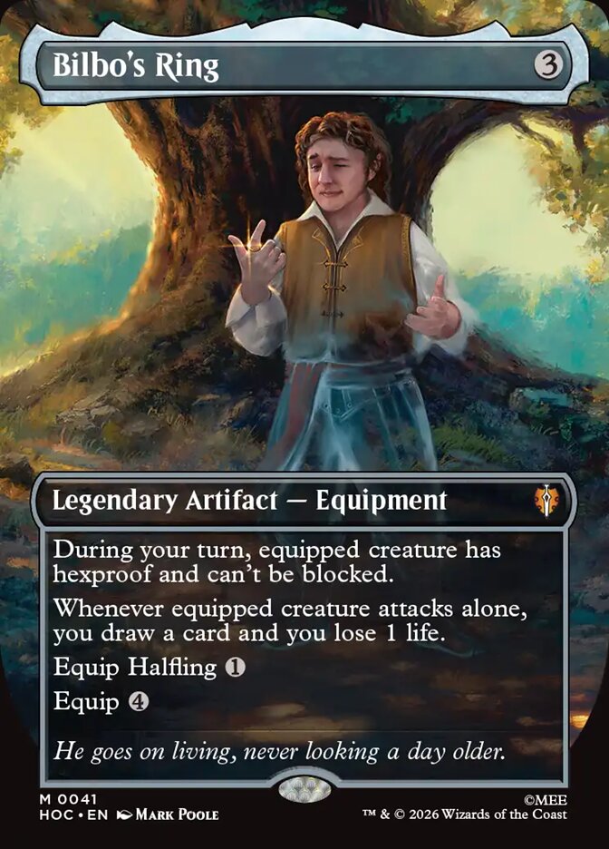 Bilbo's Ring 41 (The Hobbit: Eternal-Legal)  - Borderless Foil | Good Games Modbury