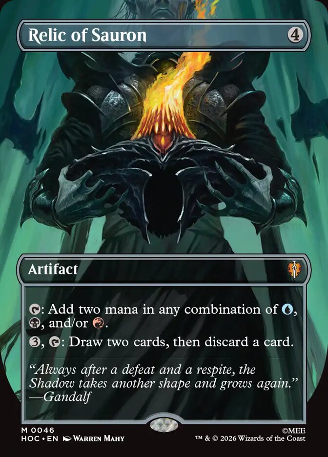 Relic of Sauron 46 (The Hobbit: Eternal-Legal)  - Borderless Foil | Good Games Modbury