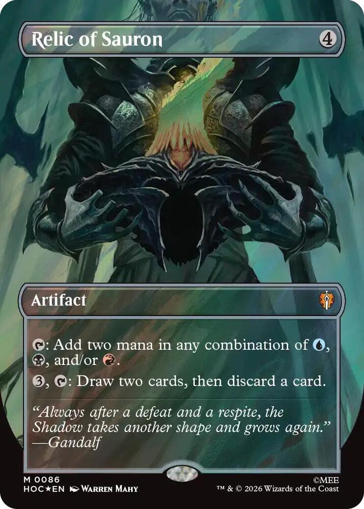 Relic of Sauron 86 (The Hobbit: Eternal-Legal)  - Borderless Surge Foil | Good Games Modbury