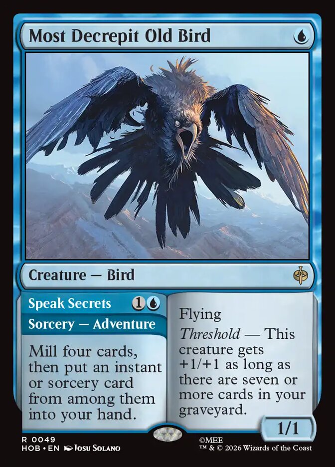 Most Decrepit Old Bird // Speak Secrets 49 (The Hobbit)  - Foil | Good Games Modbury