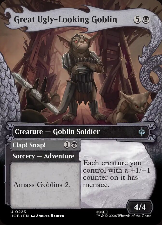 Great Ugly-Looking Goblin // Clap! Snap! 223 (The Hobbit)  - Showcase | Good Games Modbury