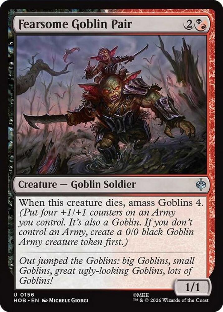 Fearsome Goblin Pair 156 (The Hobbit)  - Normal  | Good Games Modbury