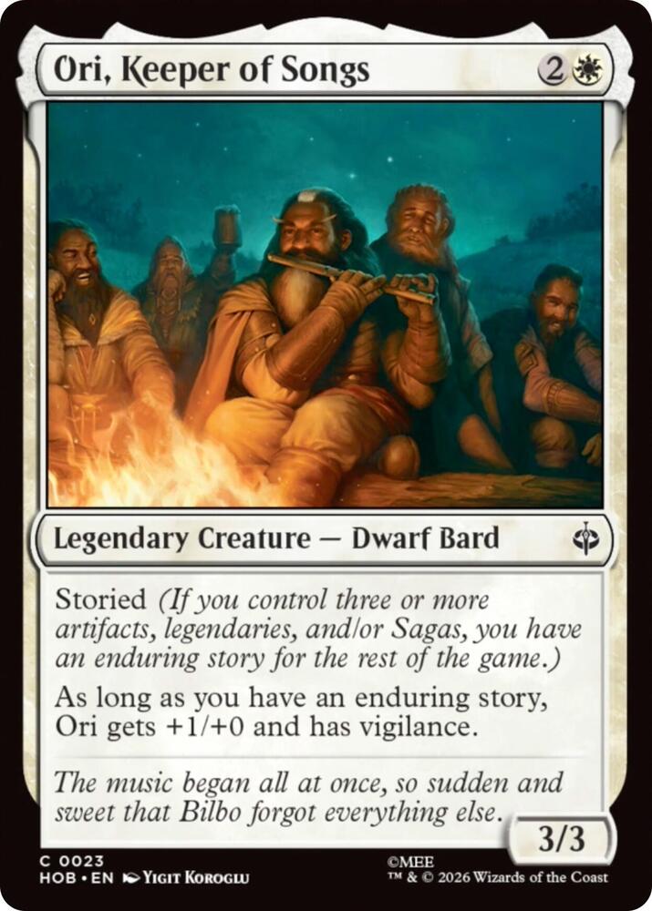 Ori, Keeper of Songs 23 (The Hobbit)  - Foil | Good Games Modbury