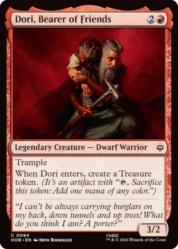 Dori, Bearer of Friends 94 (The Hobbit)  - Foil | Good Games Modbury