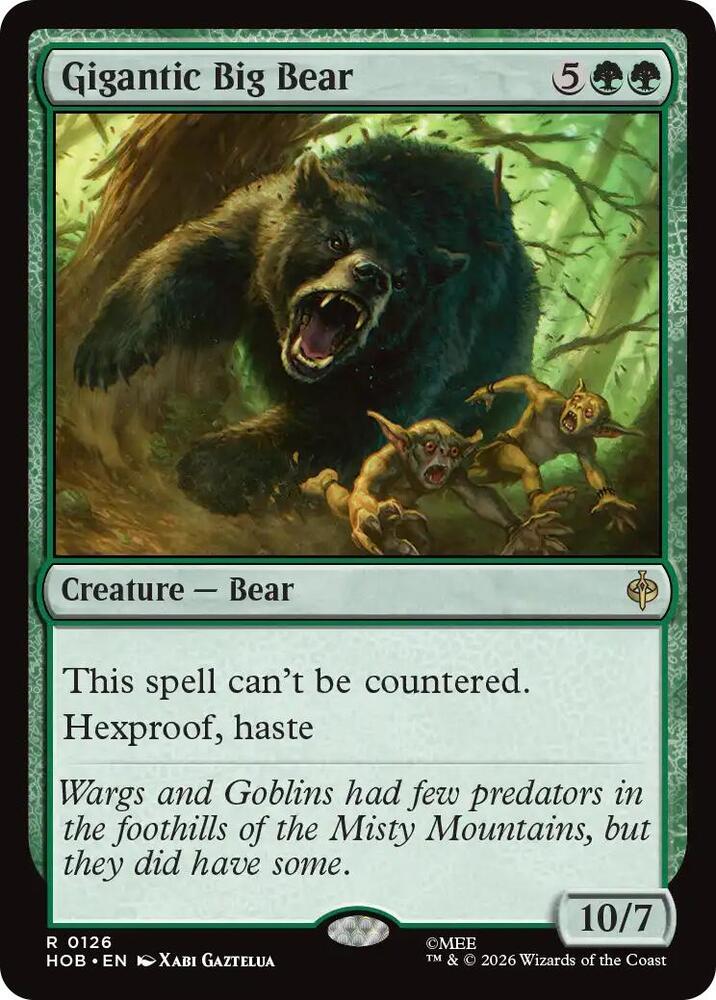 Gigantic Big Bear 126 (The Hobbit)  | Good Games Modbury