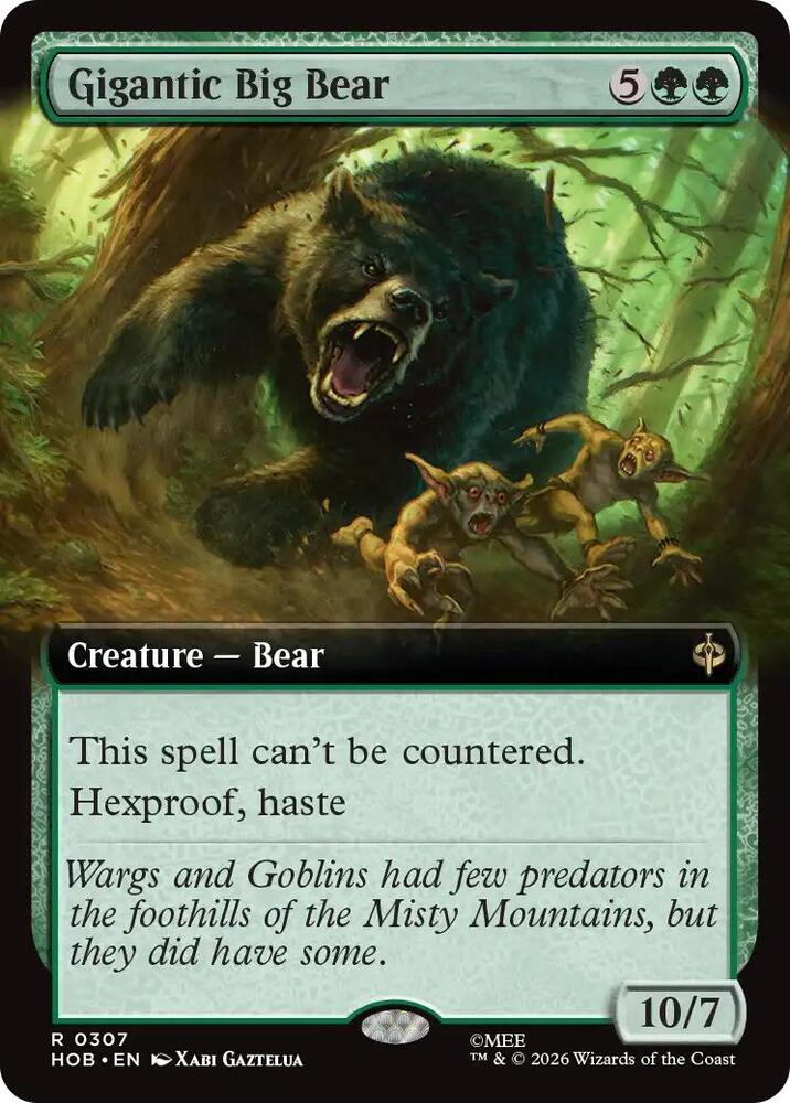 Gigantic Big Bear 307 (The Hobbit)  - Extended Art | Good Games Modbury