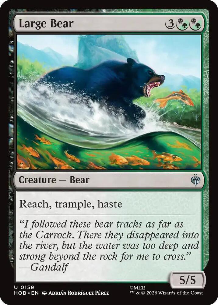 Large Bear 159 (The Hobbit)  - Foil | Good Games Modbury