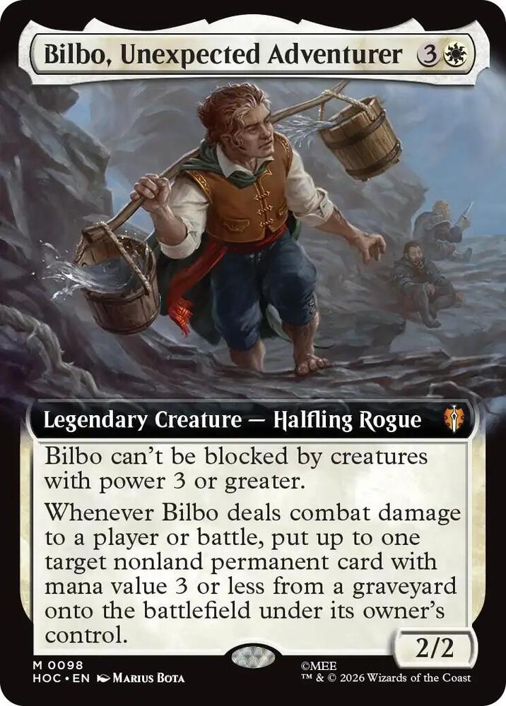 Bilbo, Unexpected Adventurer 98 (The Hobbit: Eternal-Legal)  - Extended Art | Good Games Modbury
