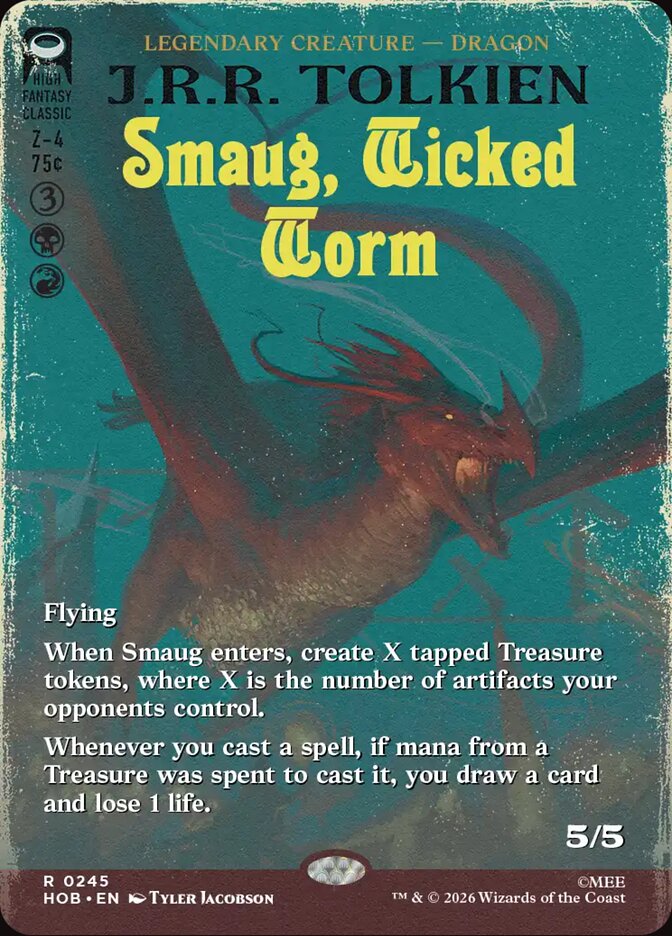 Smaug, Wicked Worm 245 (The Hobbit)  - Borderless | Good Games Modbury