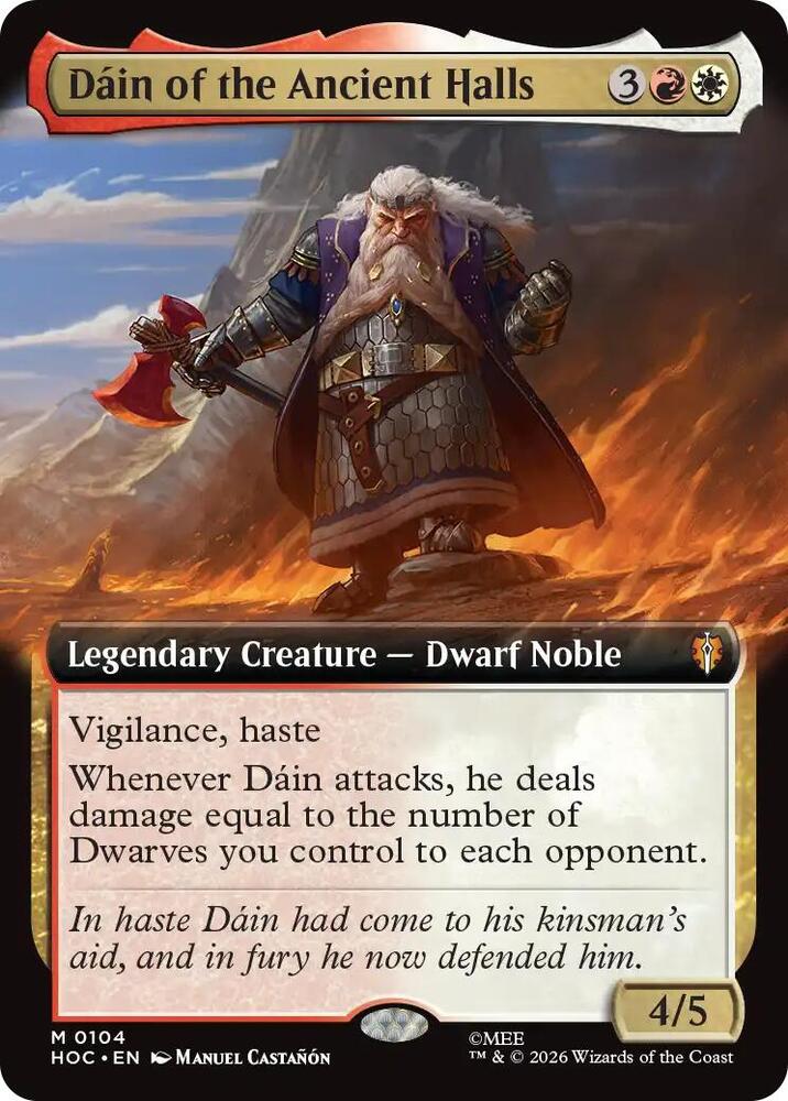 Dáin of the Ancient Halls 104 (The Hobbit: Eternal-Legal)  - Extended Art | Good Games Modbury