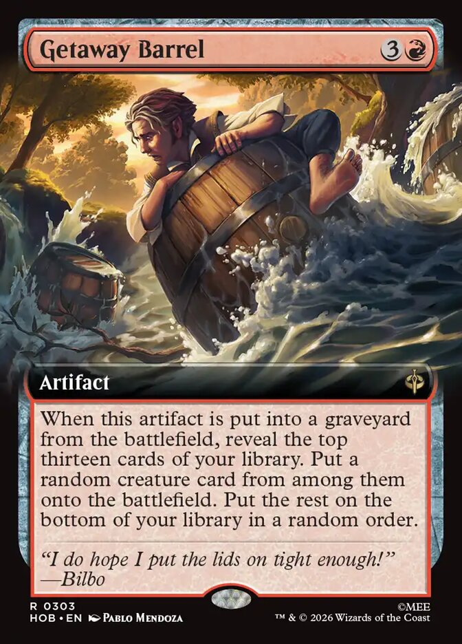 Getaway Barrel 303 (The Hobbit)  - Extended Art | Good Games Modbury