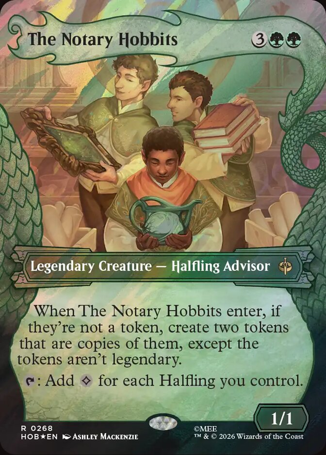 The Notary Hobbits 268 (The Hobbit)  - Showcase Surge Foil | Good Games Modbury