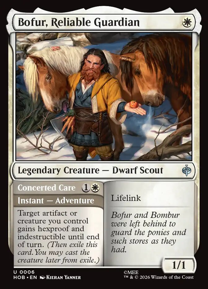 Bofur, Reliable Guardian // Concerted Care 6 (The Hobbit)  | Good Games Modbury