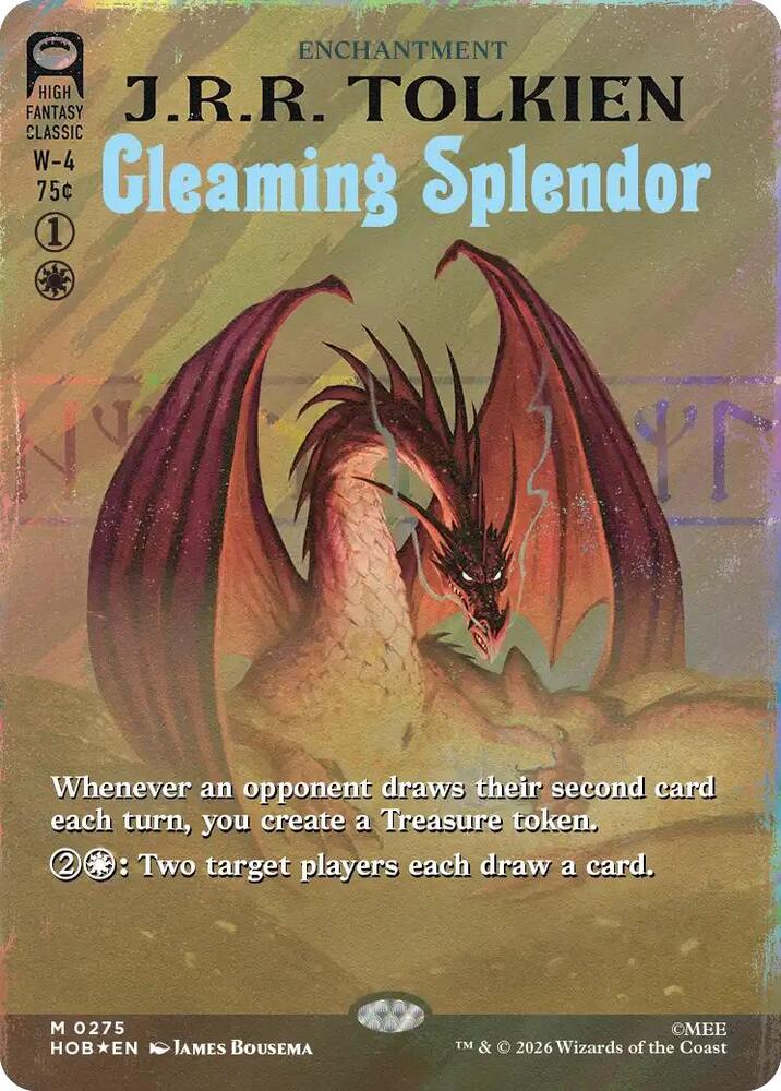 Gleaming Splendor 275 (The Hobbit)  - Borderless Surge Foil | Good Games Modbury