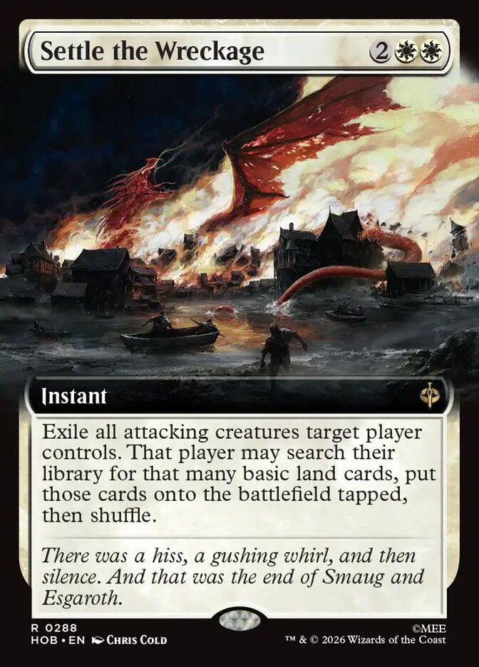 Settle the Wreckage 288 (The Hobbit)  - Extended Art Foil | Good Games Modbury