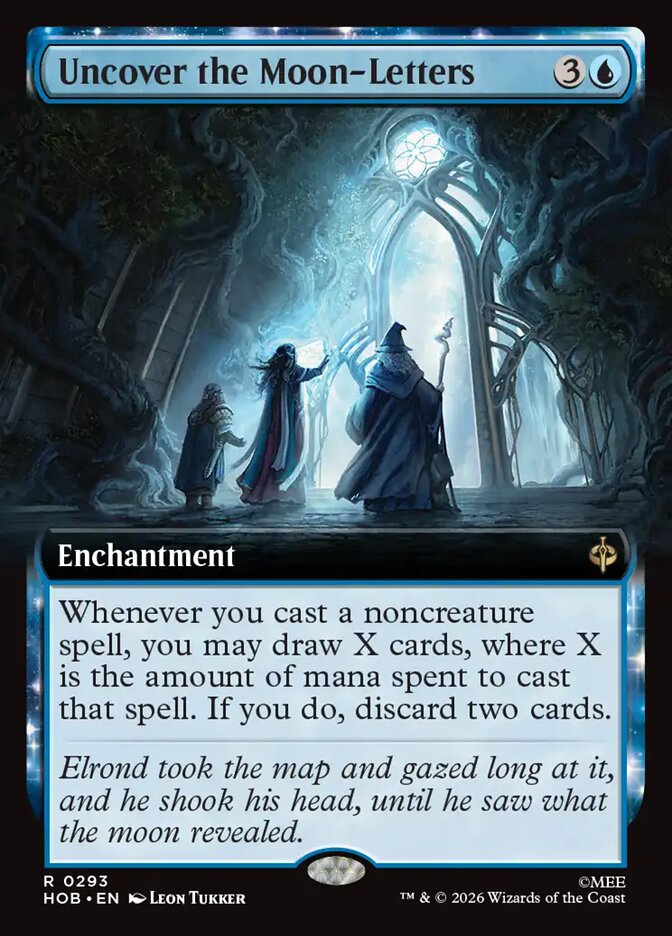 Uncover the Moon-Letters 293 (The Hobbit)  - Extended Art | Good Games Modbury