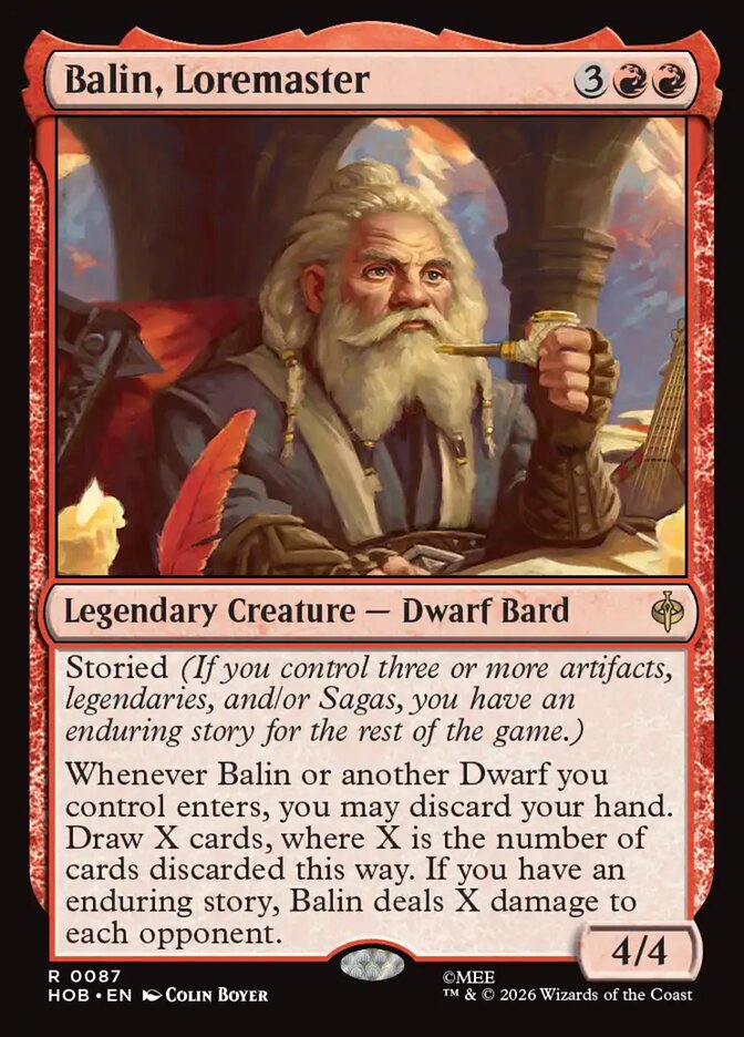Balin, Loremaster 87 (The Hobbit)  - Foil | Good Games Modbury