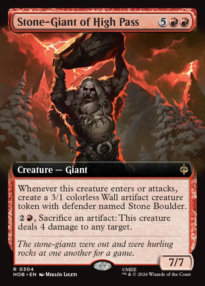 Stone-Giant of High Pass 304 (The Hobbit)  - Extended Art | Good Games Modbury