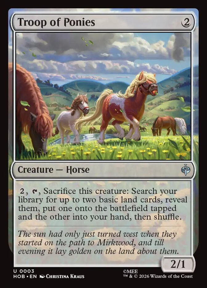 Troop of Ponies 3 (The Hobbit)  - Foil | Good Games Modbury