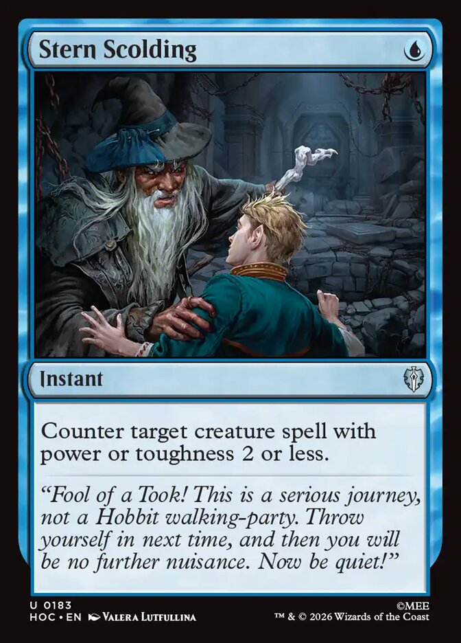 Stern Scolding 183 (The Hobbit: Eternal-Legal)  | Good Games Modbury