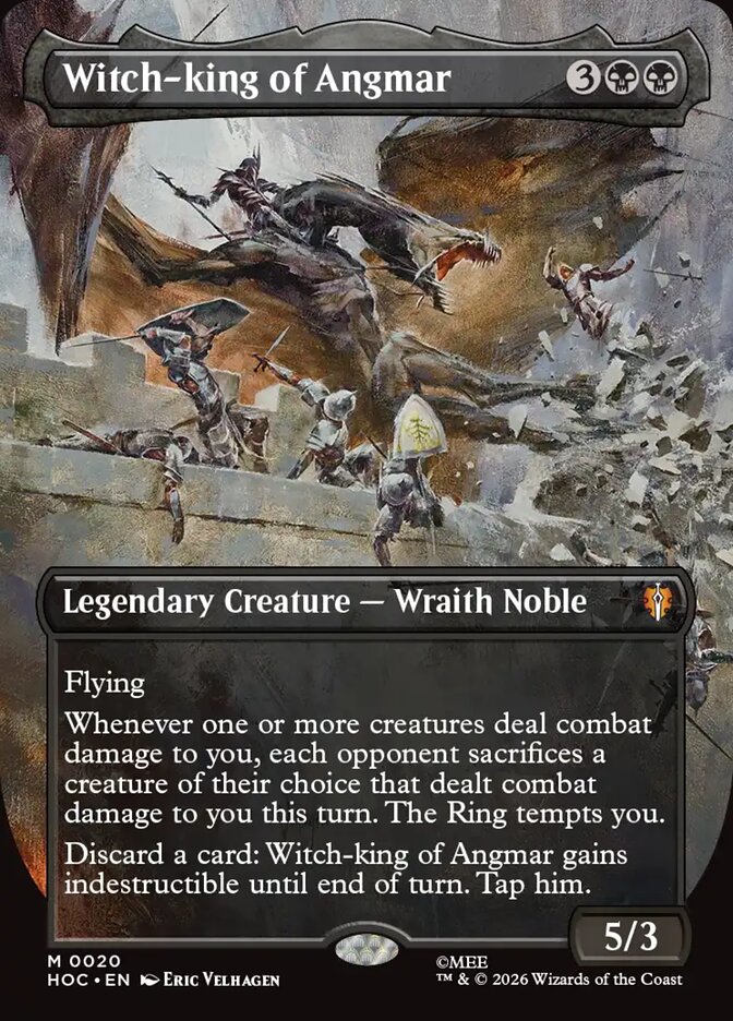 Witch-king of Angmar 20 (The Hobbit: Eternal-Legal)  - Borderless Foil | Good Games Modbury