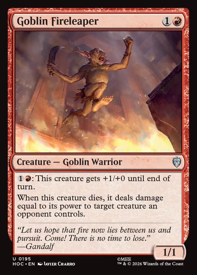 Goblin Fireleaper 195 (The Hobbit: Eternal-Legal)  | Good Games Modbury