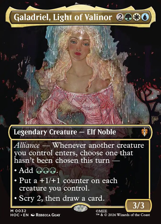Galadriel, Light of Valinor 32 (The Hobbit: Eternal-Legal)  - Borderless Foil | Good Games Modbury