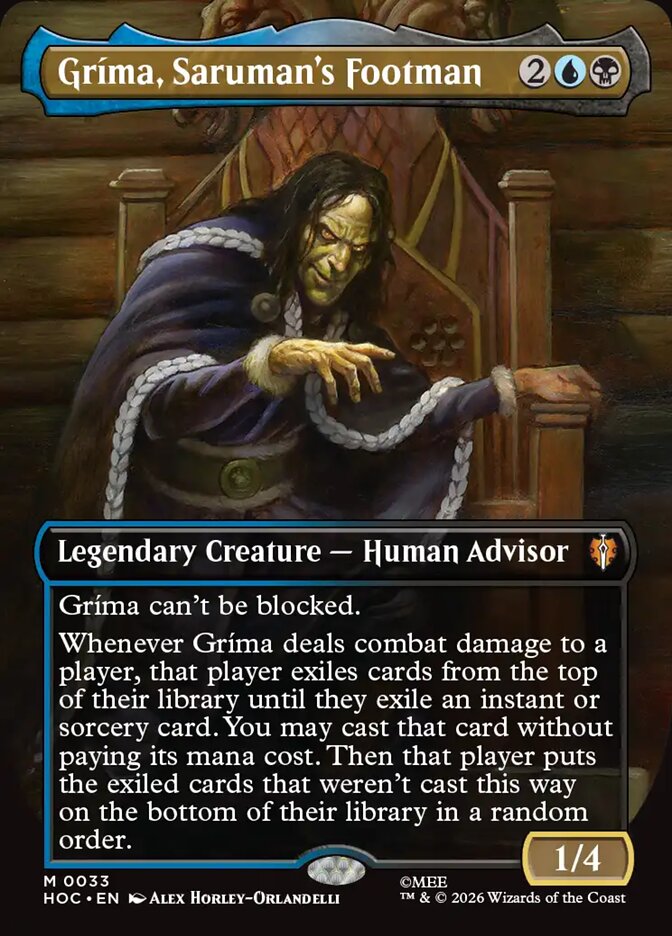 Gríma, Saruman's Footman 33 (The Hobbit: Eternal-Legal)  - Borderless | Good Games Modbury