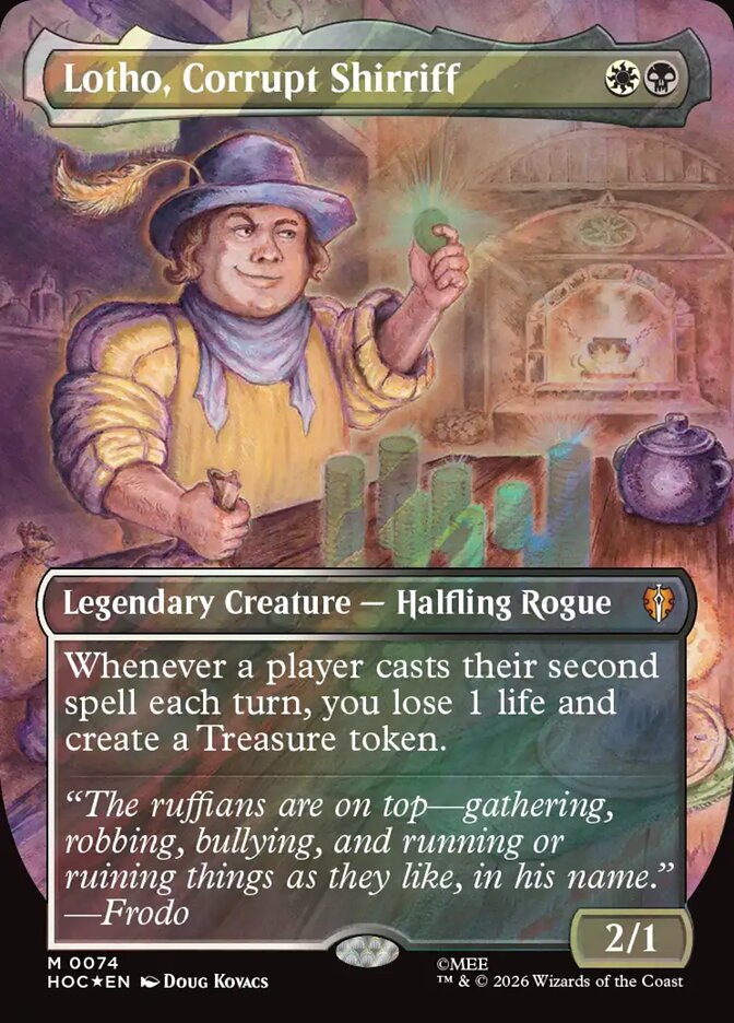 Lotho, Corrupt Shirriff 74 (The Hobbit: Eternal-Legal)  - Foil | Good Games Modbury