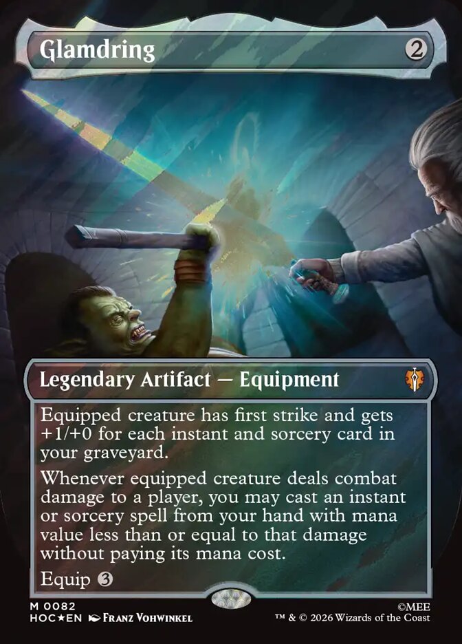 Glamdring 82 (The Hobbit: Eternal-Legal)  - Borderless Surge Foil | Good Games Modbury