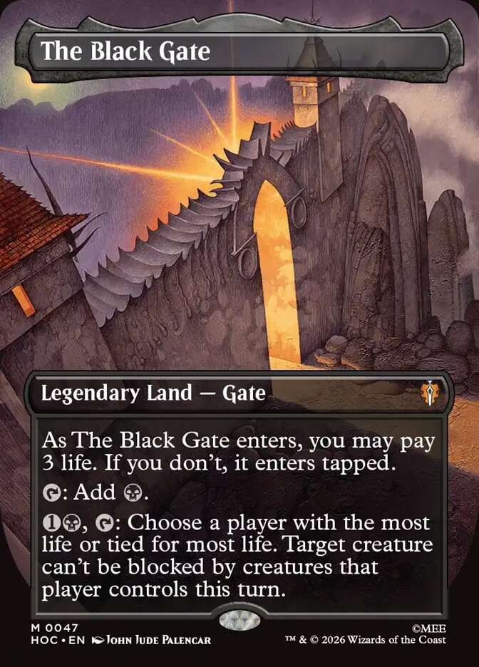 The Black Gate 47 (The Hobbit: Eternal-Legal)  - Borderless Foil | Good Games Modbury