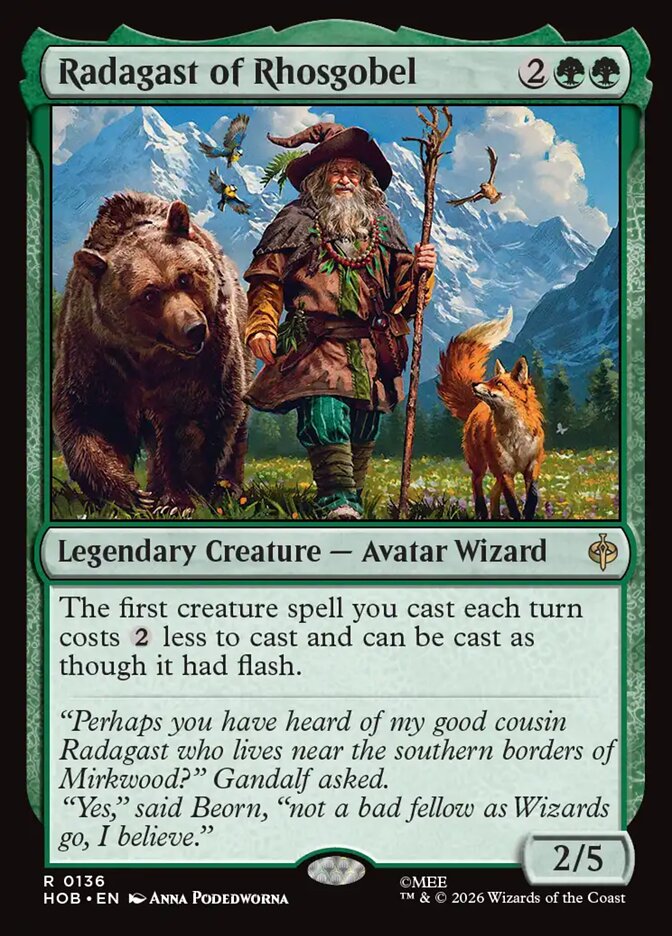 Radagast of Rhosgobel 136 (The Hobbit)  - Foil | Good Games Modbury