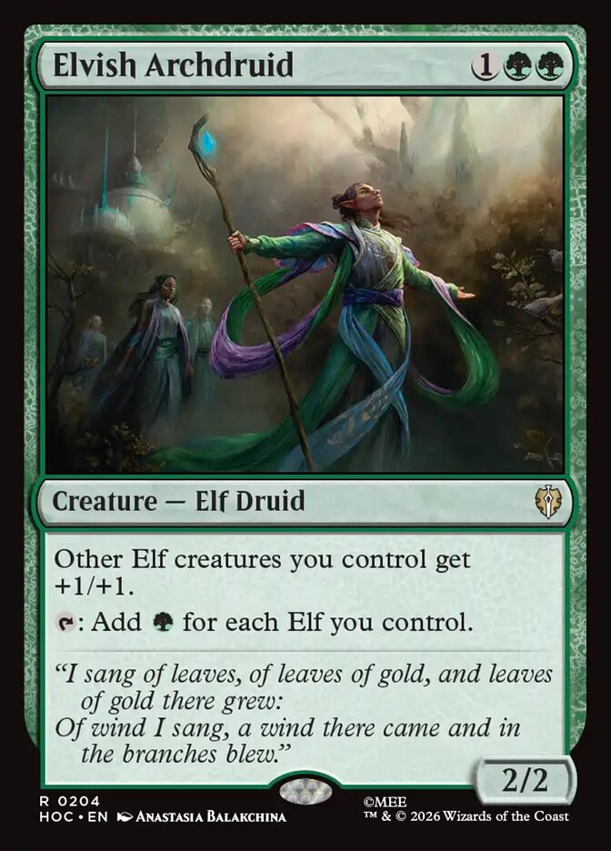 Elvish Archdruid 204 (The Hobbit: Eternal-Legal)  | Good Games Modbury