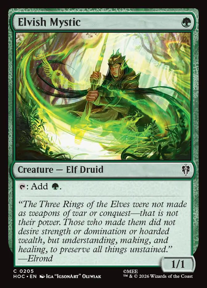 Elvish Mystic 205 (The Hobbit: Eternal-Legal)  | Good Games Modbury