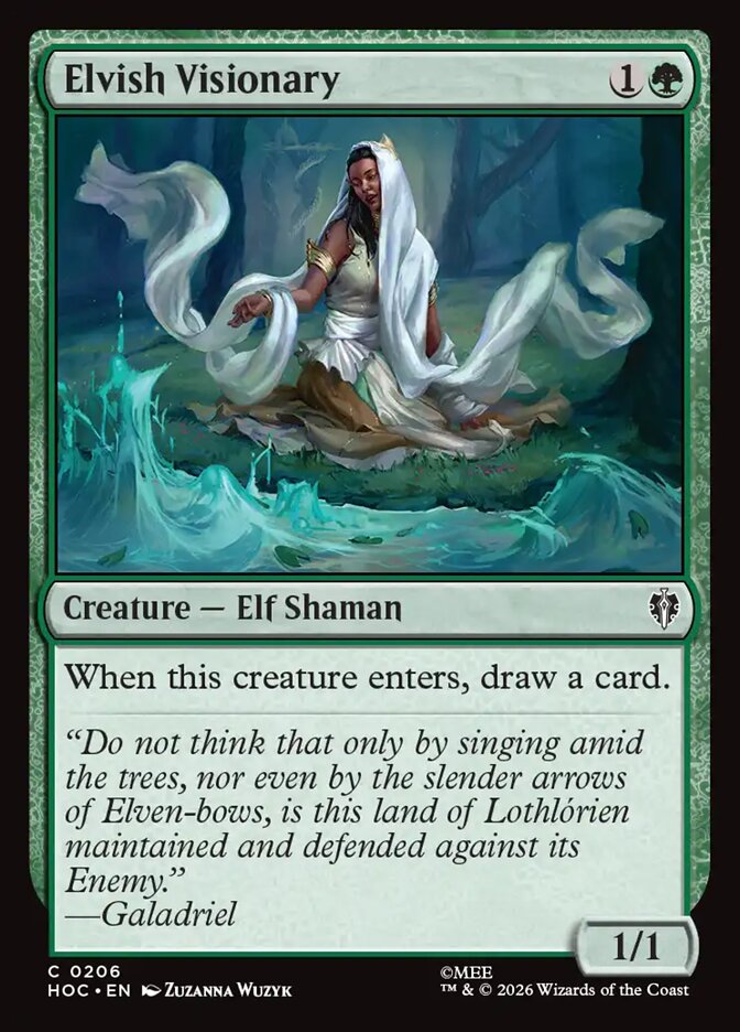 Elvish Visionary 206 (The Hobbit: Eternal-Legal)  | Good Games Modbury