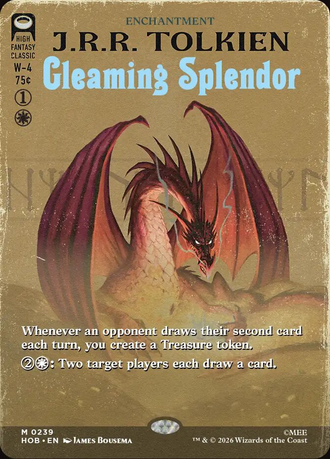 Gleaming Splendor 239 (The Hobbit)  - Borderless Foil | Good Games Modbury