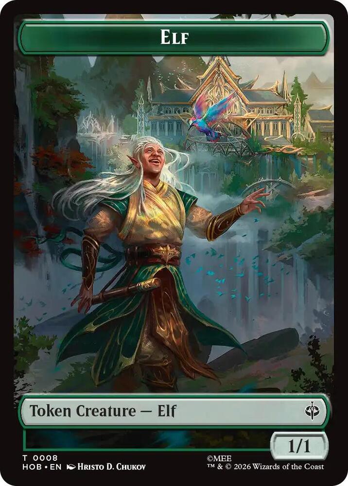 Elf Dwarf Double Sided Token 8 // 6 (The Hobbit)  - Foil | Good Games Modbury